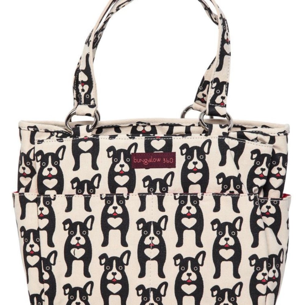 Bungalow 360 Boston Terrier Purse LIke New
